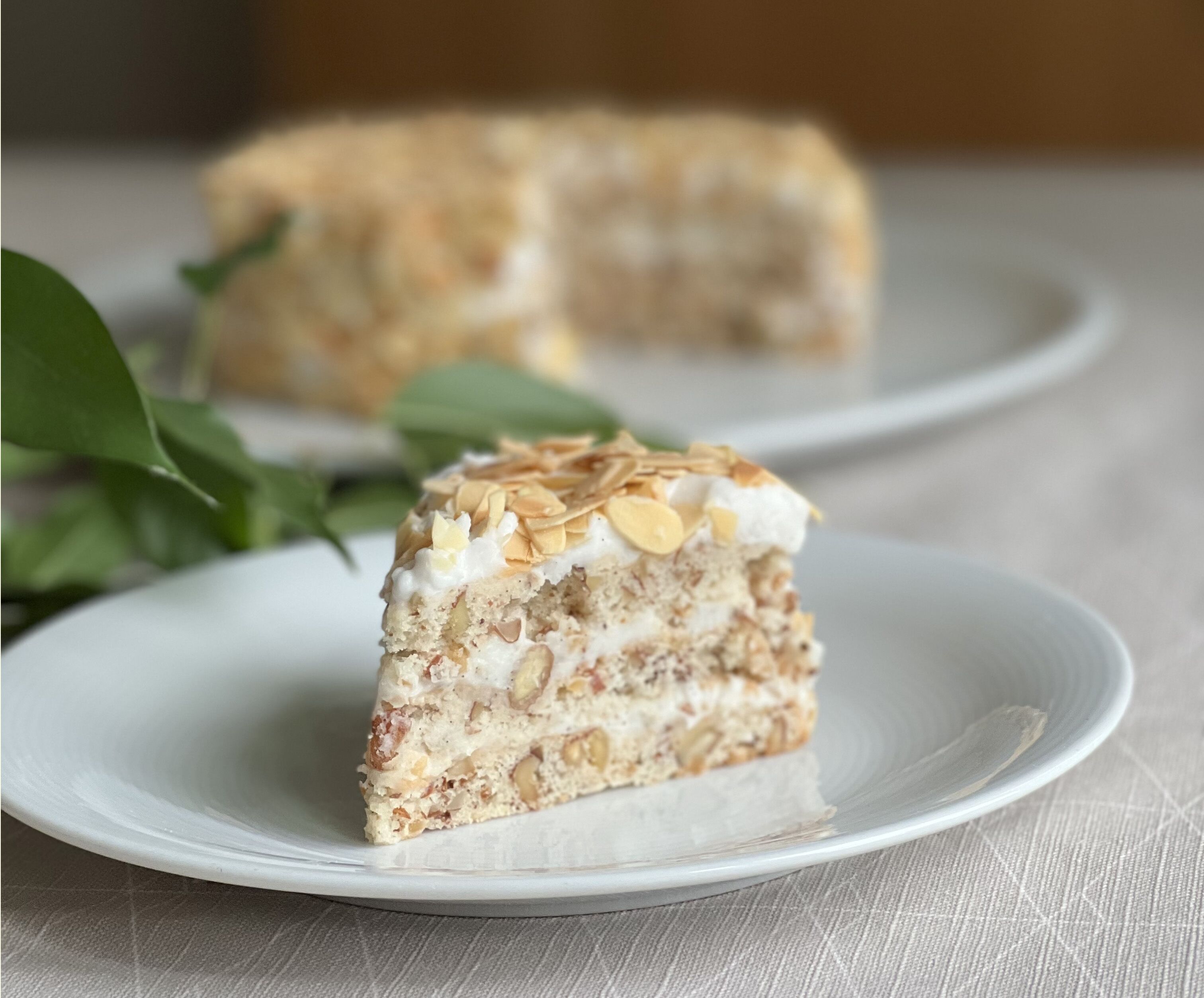 Швейцарский миндальный торт